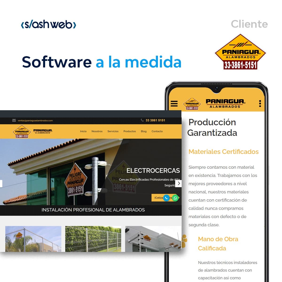 Website – Paniagua Alambrados